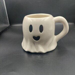 HTF Halloween Ghost Coffee MUG 15oz Cup White Halloween Way To Celebrate